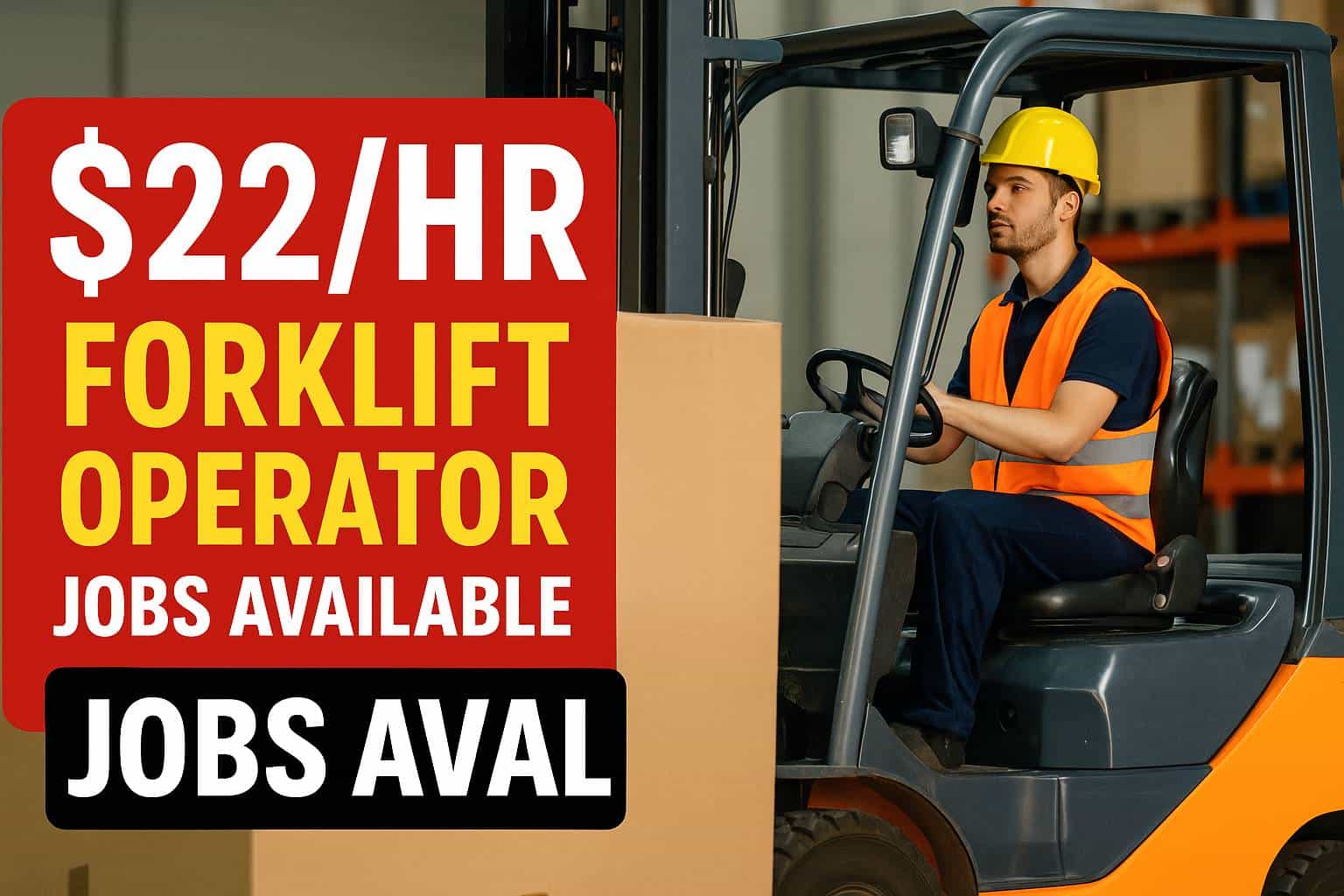 $22/Hour | Forklift Operator Jobs...
